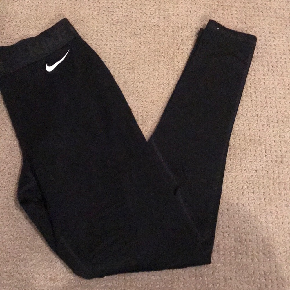 Nike Pro Black Dri-Fit Hyper Warm Legging Small